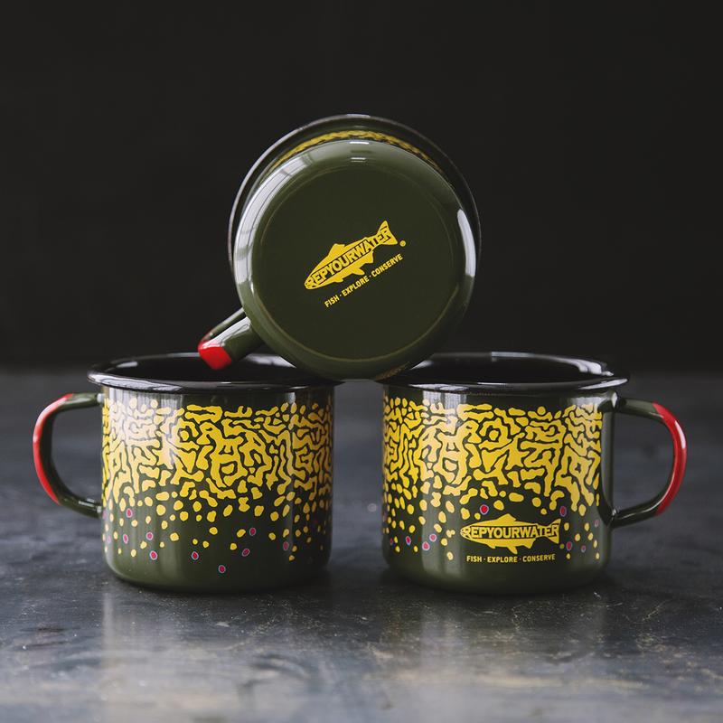 Rep Your Water- Enamel Camp Mug