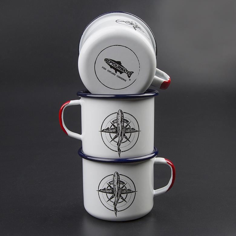 Rep Your Water- Enamel Camp Mug