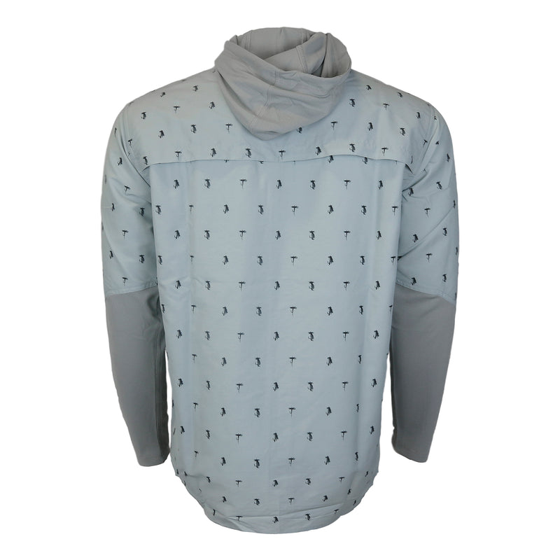 Rep Your Water Hybrid Fishing Shirt Trout Flies