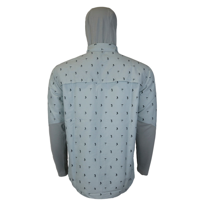 Rep Your Water Hybrid Fishing Shirt Trout Flies