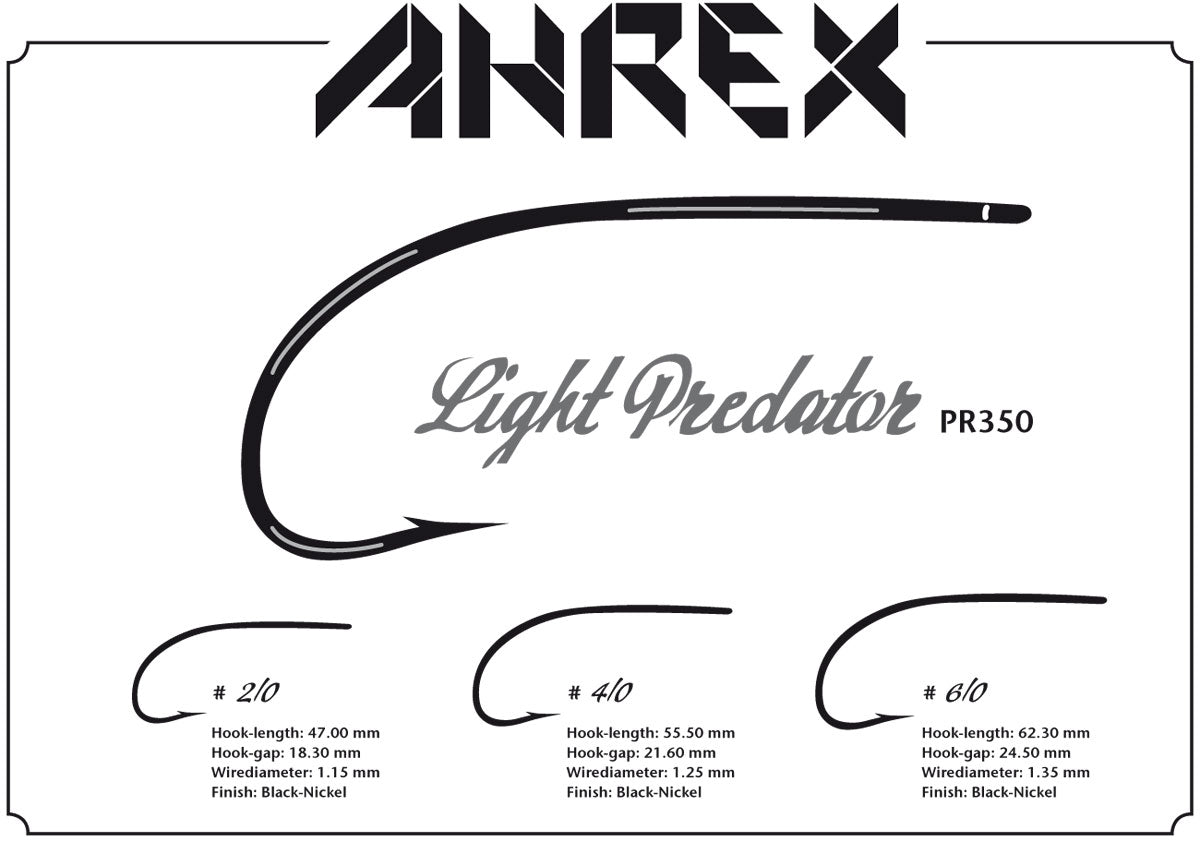 Ahrex Light Predator Hooks PR350