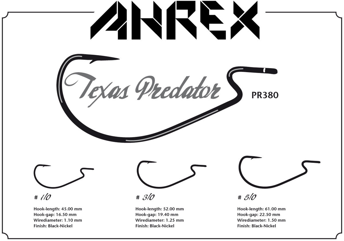 Ahrex Texas Predator Hooks PR380 (SALE)