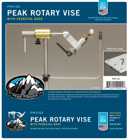 Peak PRV-G2 Rotary Vise w/ Pedestal Base