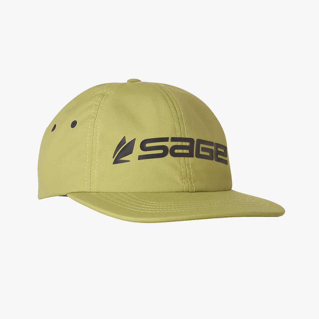 Sage Relaxed Nylon Logo Hat