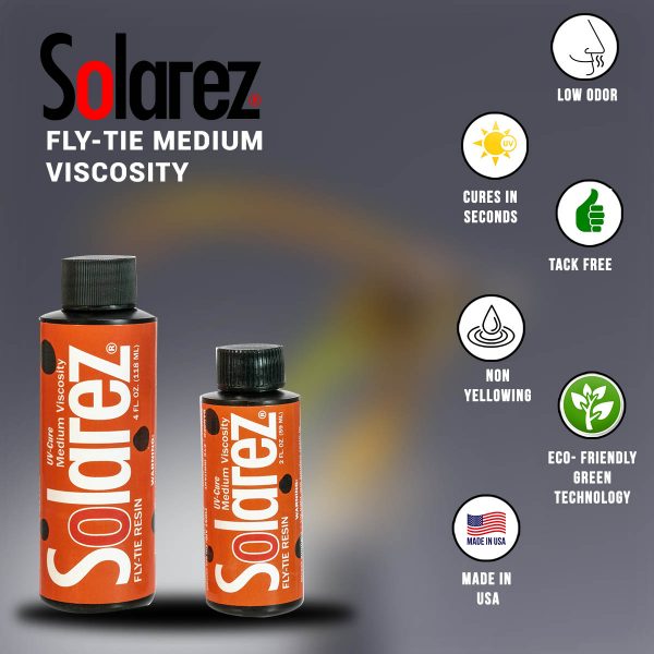 Solarez UV-Cure Fly Tie MEDIUM Viscosity Formula