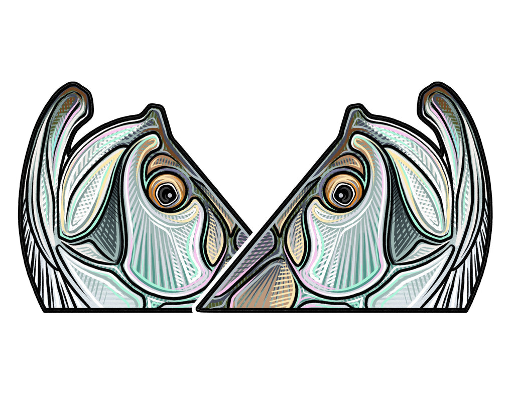 Casey Underwood Tarpon Roll Decal