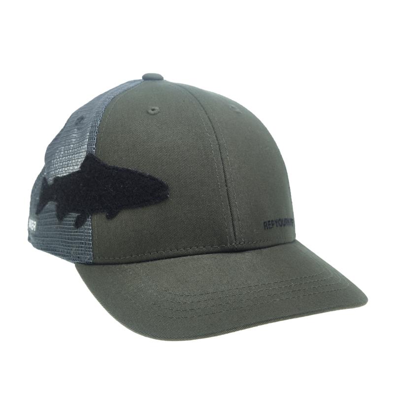 Rep Your Water Hat: Trout Fly Patch Hat