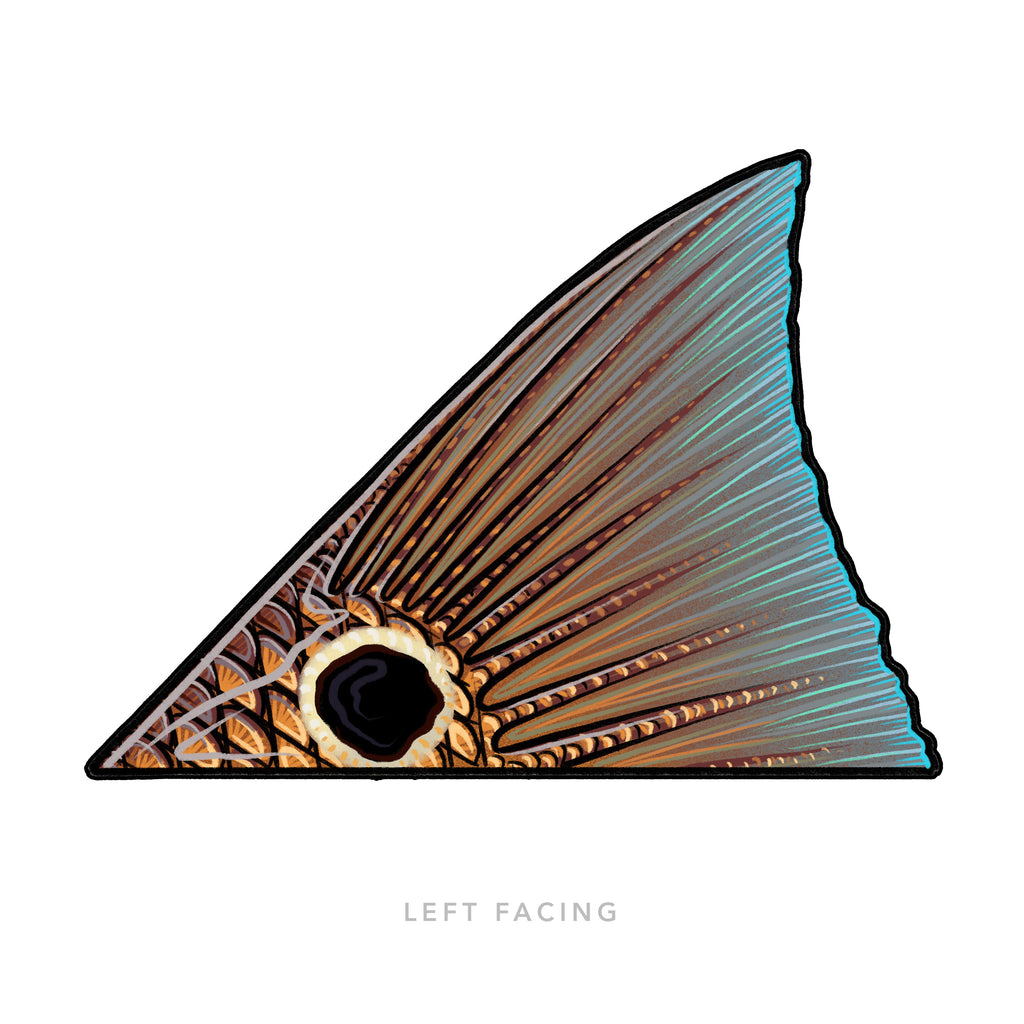 Casey Underwood Redfish Tail Decal
