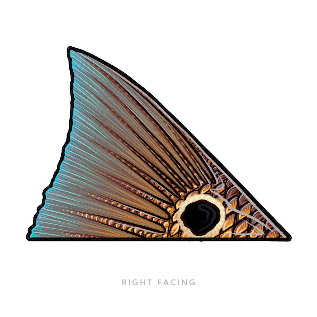 Casey Underwood Redfish Tail Decal