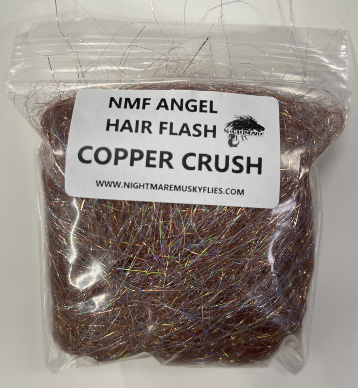 Nightmare Musky Flies Angel Hair Flash