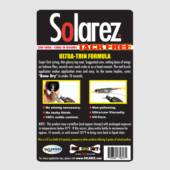 Solarez UV-Cure Fly Tie Resin Bone Dry Ultra Thin