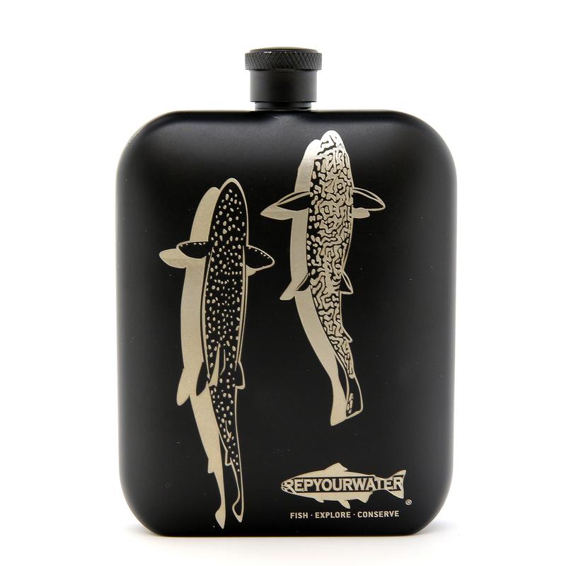 Rep Your Water Trout Country Flask