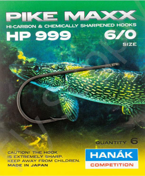 Hanak Competition Fly Hooks HP 999 Pike Maxx