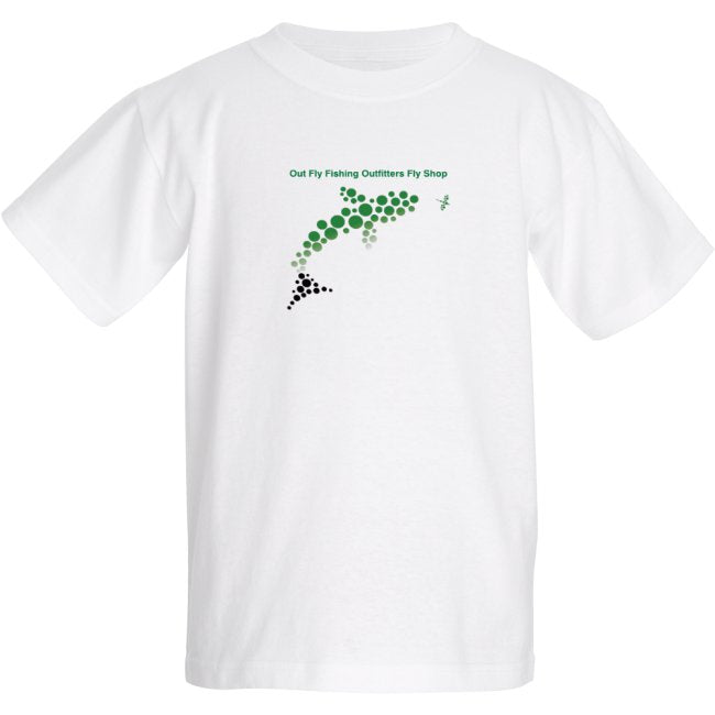 Out Fly Fishing Branded Kids Short Sleeve T-Shirt