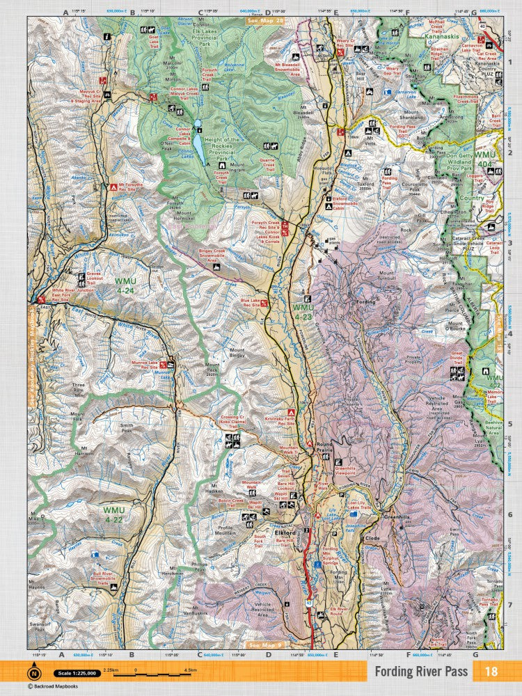 Backroad Mapbooks: Southern Alberta