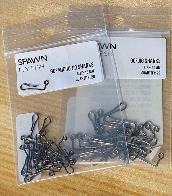 Fly Spawn Shell Fly Tying Hooks SPAWN Articulated Fly Tying Shanks - Choose Your Size ...